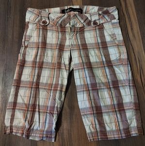 Plaid Bermuda Shorts